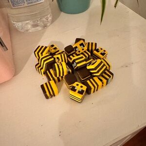 Minecraft Bee Clay Figures/ Charms